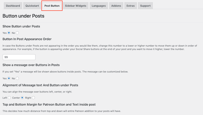 Personalizando o botão Patreon em seu blog ou site WordPress Customizing the Patreon button on your WordPress blog or website