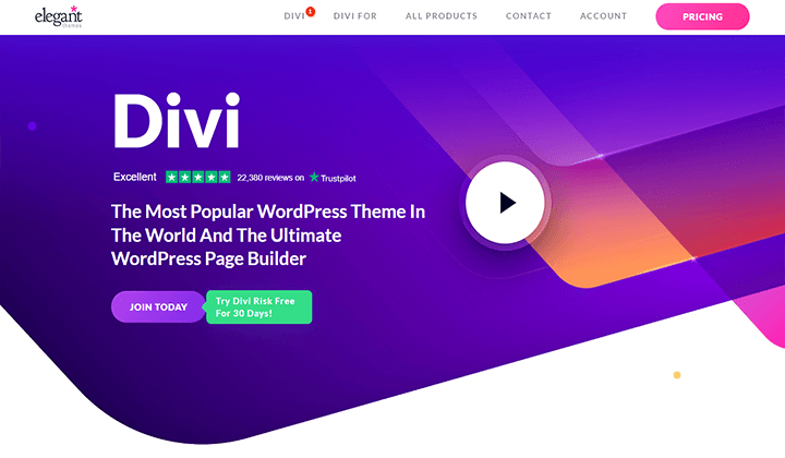 2023년 SaaS 앱 회사 웹사이트를 위한 14가지 최고의 WordPress 테마 3 divi 125