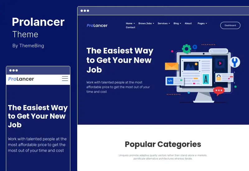 Prolancer Theme – Freelance Marketplace WordPress Theme