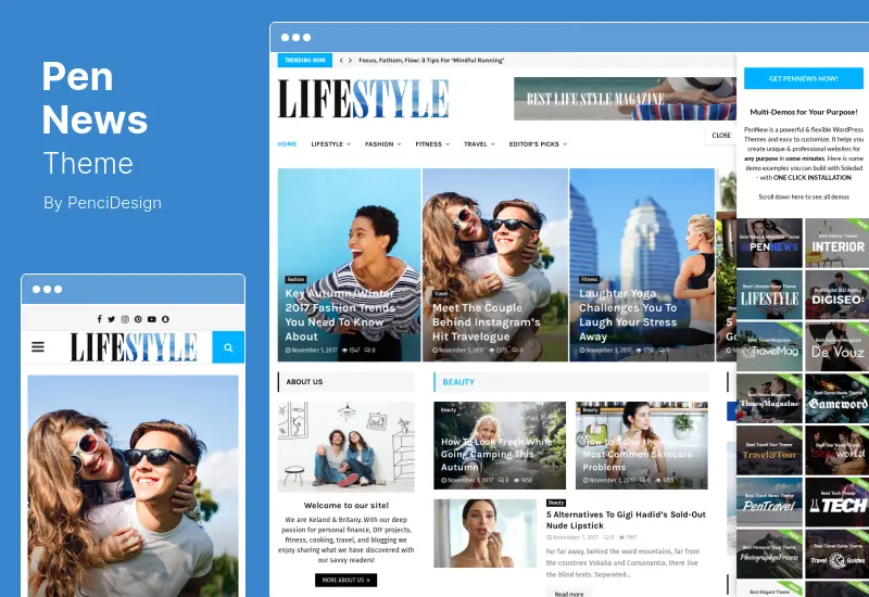 Tema PenNews - Tema WordPress AMP multiuso