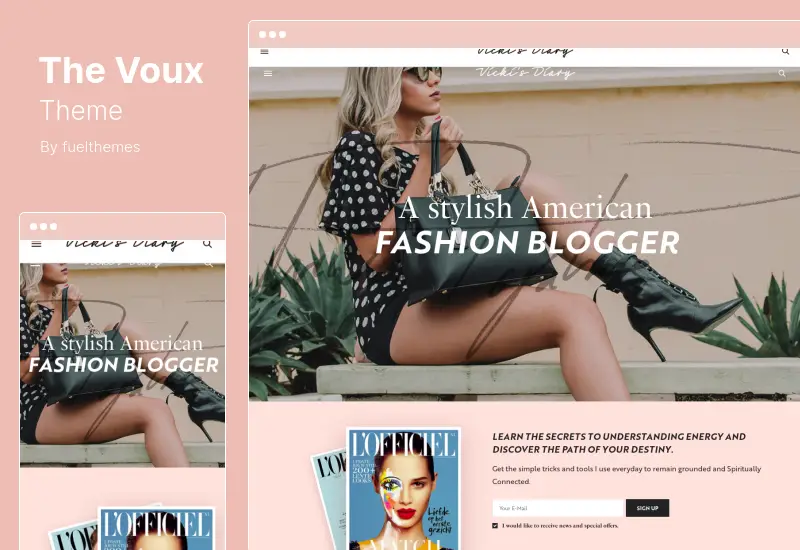 The Voux Theme - Um Tema WordPress de Revista Abrangente