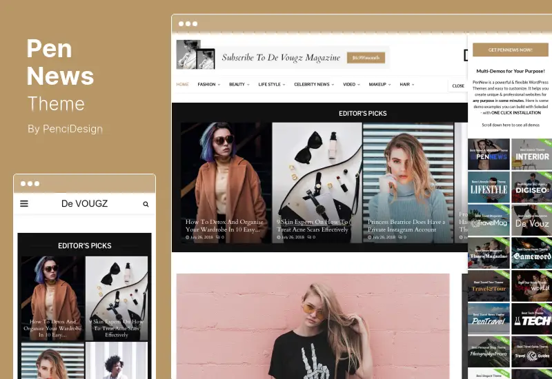 Tema PenNews - Tema WordPress AMP multiuso