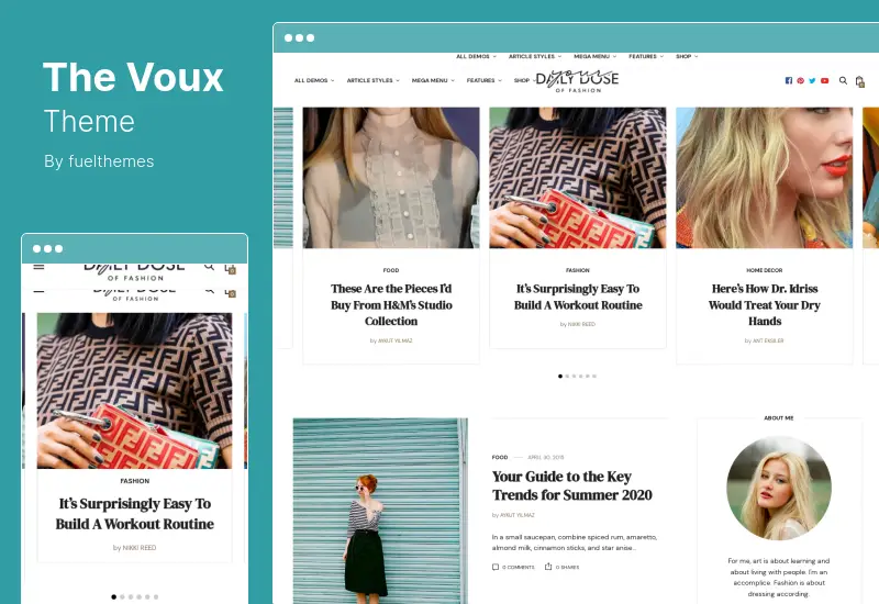 Das Voux-Theme – ein umfassendes WordPress-Theme für Zeitschriften