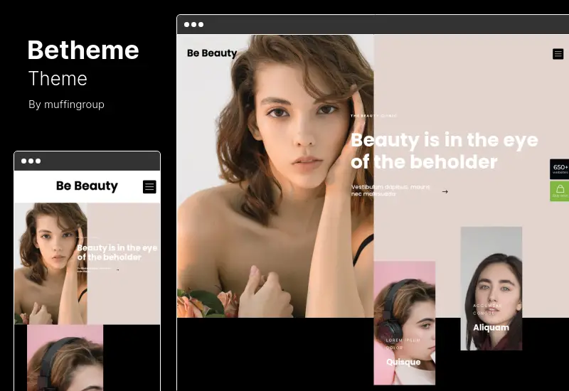 Betheme テーマ - レスポンシブな多目的 WordPress および WooCommerce テーマ