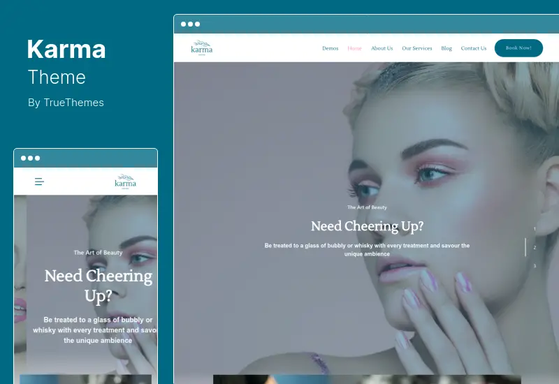 Karma テーマ - ビジネスランディングページ Elementor WordPress テーマ