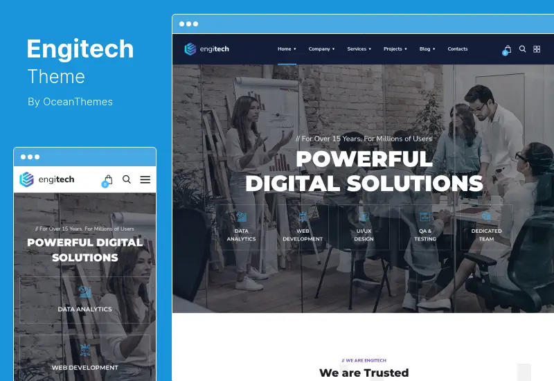 Tema Engitech - Tema WordPress per soluzioni e servizi IT