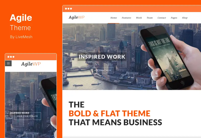 Tema Agile - Tema WordPress per vetrina multiuso per app