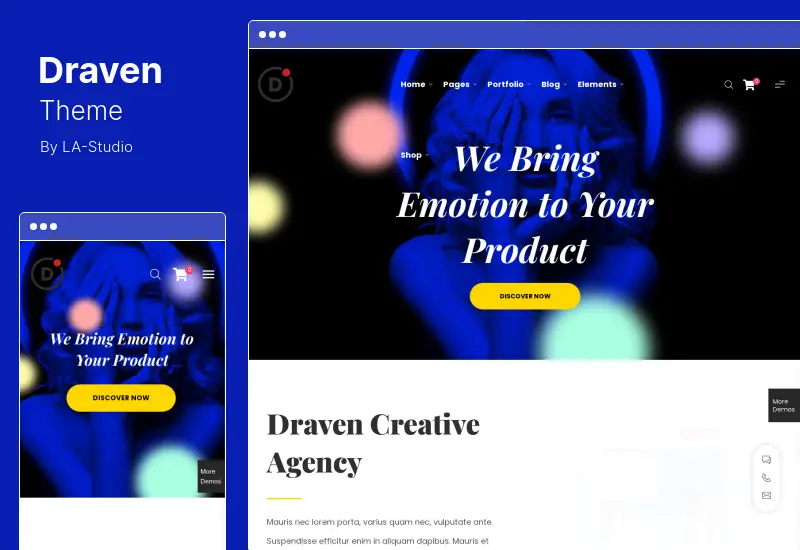 Tema Draven - Tema WordPress Criativo Multiuso
