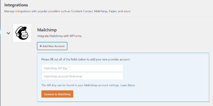 Voir plus d'options d'intégration Mailchimp See more Mailchimp integration options
