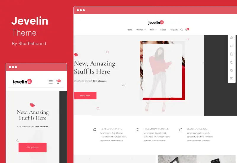 Tema Jevelin - Tema AMP WordPress Responsif Serbaguna