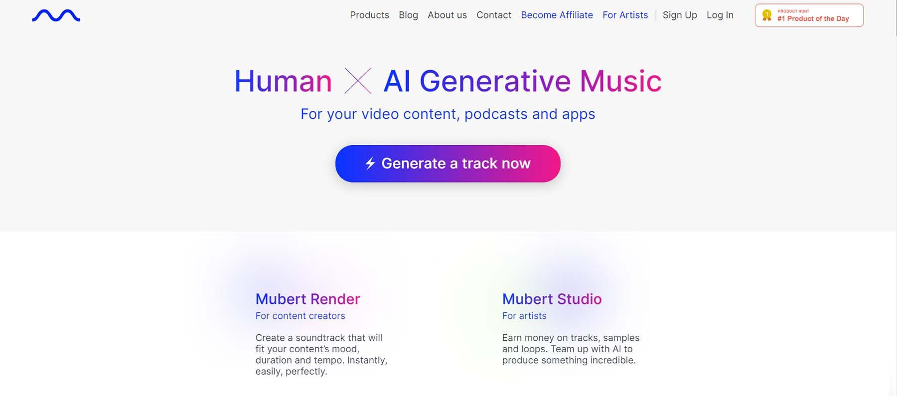 Mubert AI generative Musik