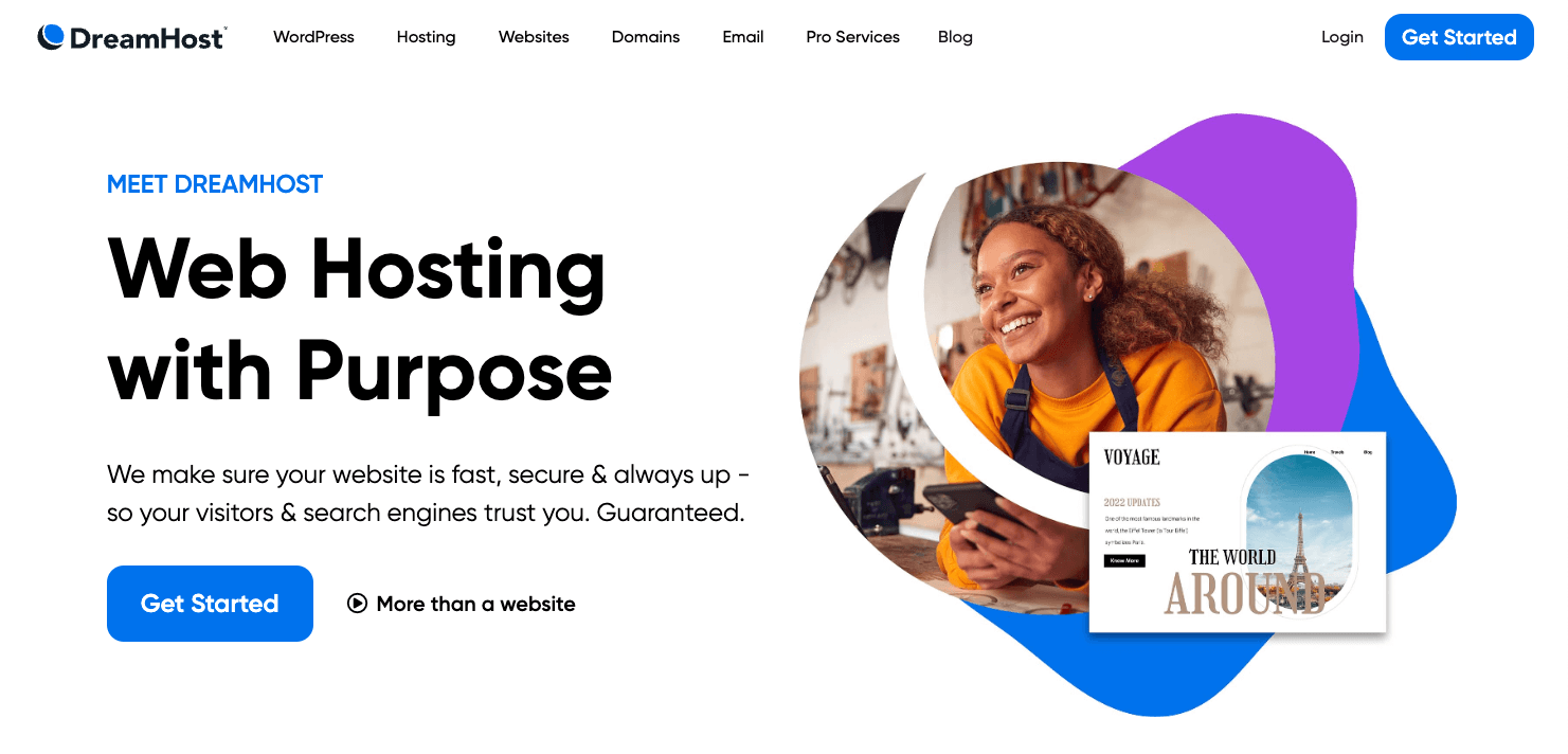 DreamHost to jedna z najlepszych alternatyw HostGator.
