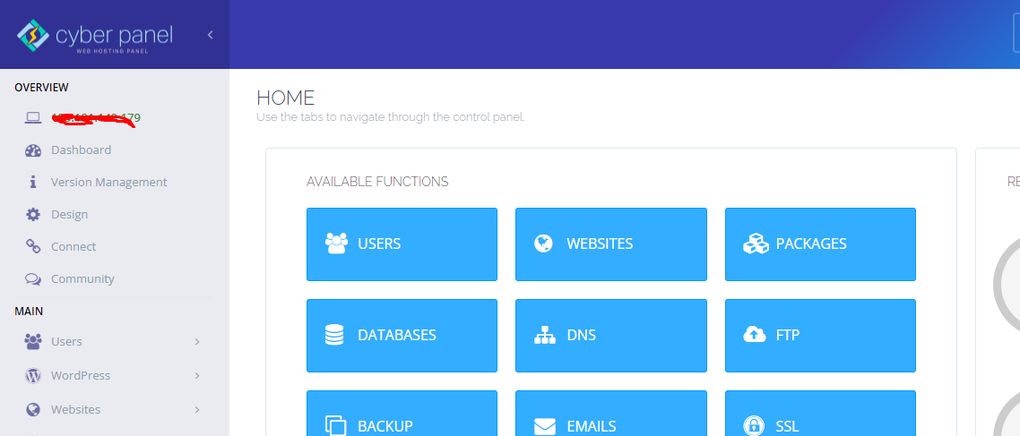 Redis CyberPanel-Dashboard