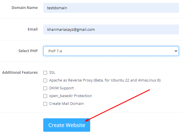 Details zur Redis-Setup-Site