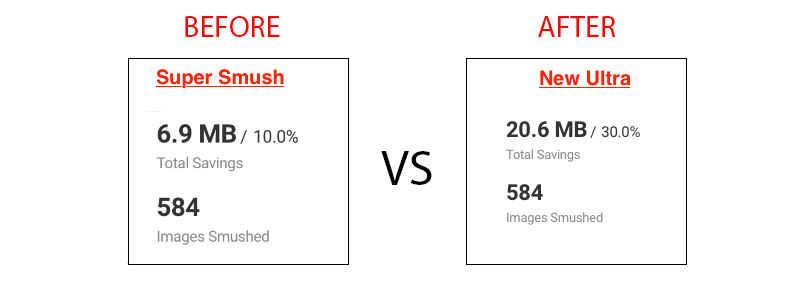Super Smush vs. Ultra Smush
