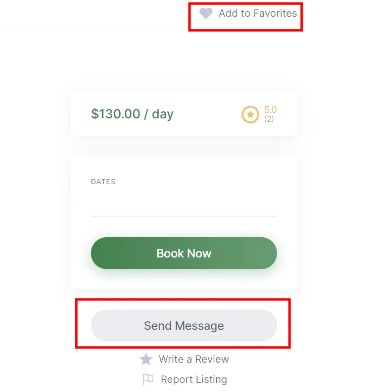Contoh sistem komunikasi pada platform pemesanan.