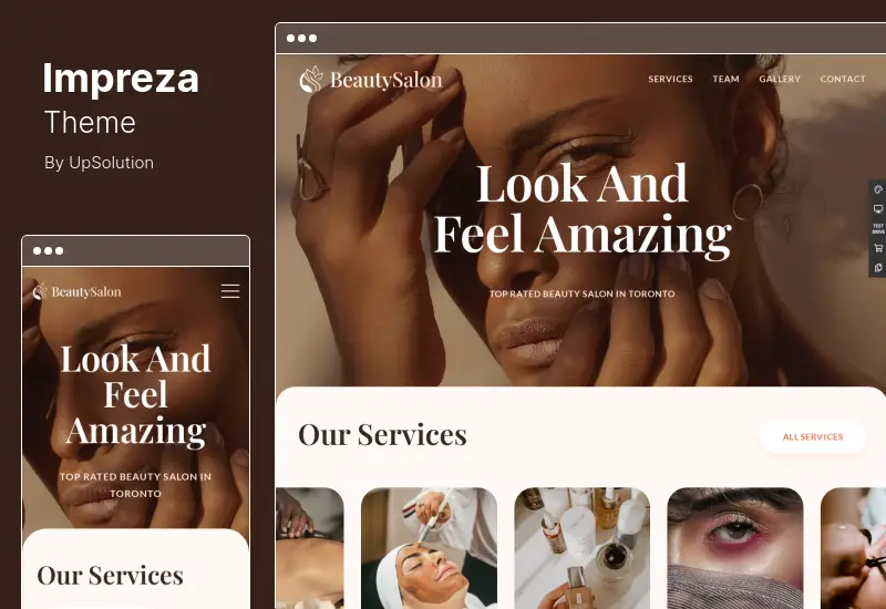 Thème Impreza - Site Web WordPress et thème WooCommerce Builder
