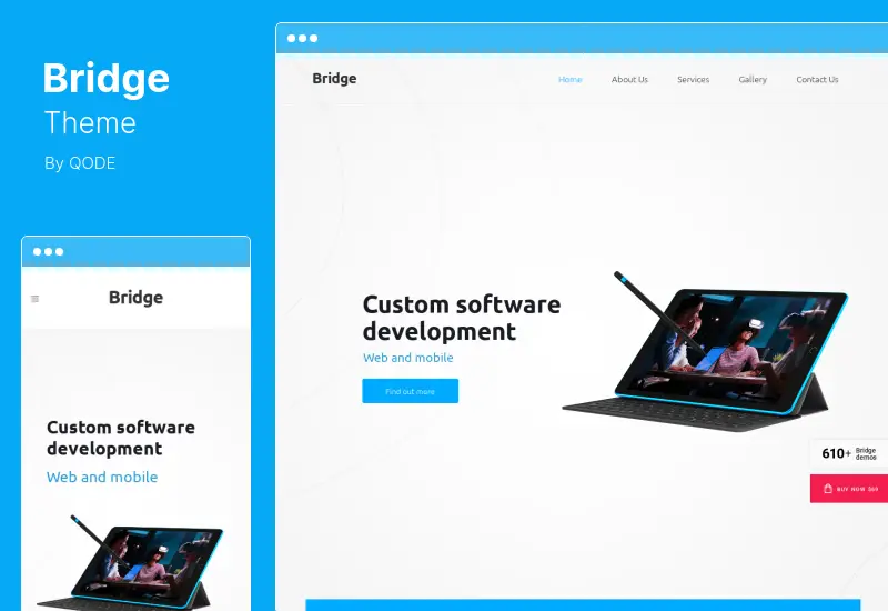 Bridge テーマ - クリエイティブな多目的 WordPress テーマ