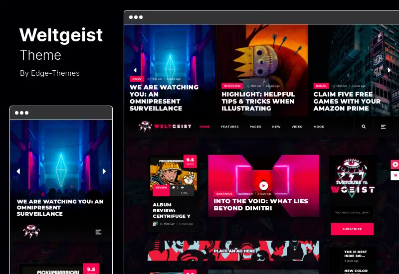 Tema Weltgeist - Tema WordPress Majalah Viral