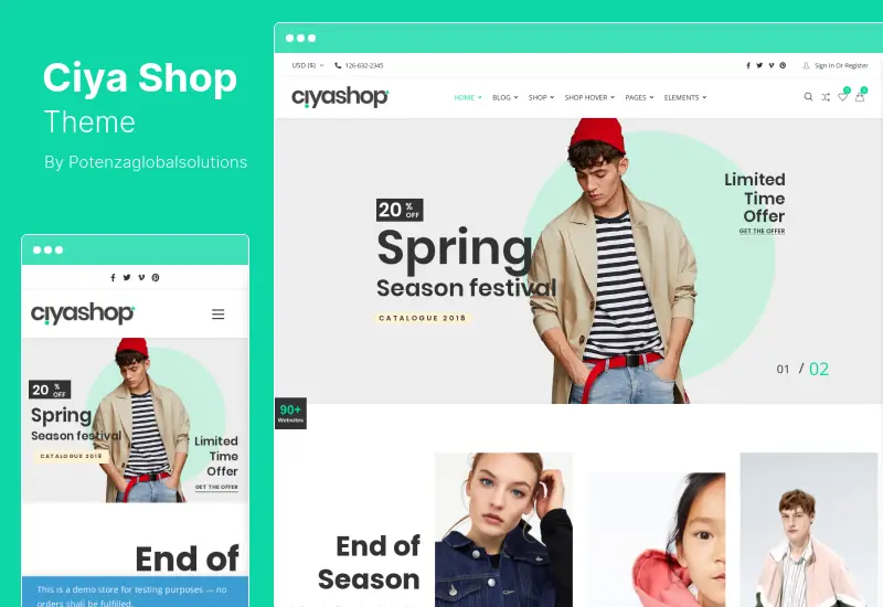 CiyaShop Theme – Mehrzweck-WooCommerce-Theme