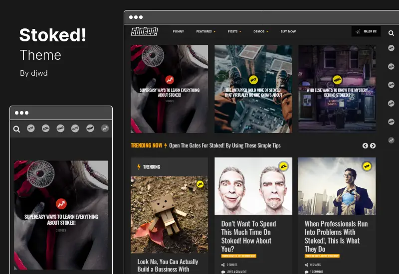 Begeistert! Theme – Irreverent Viral Magazine und persönliches Blog-WordPress-Theme