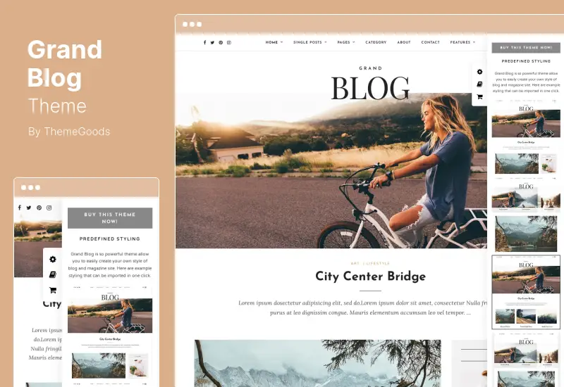 Büyük Blog Teması - Blog WordPress Teması