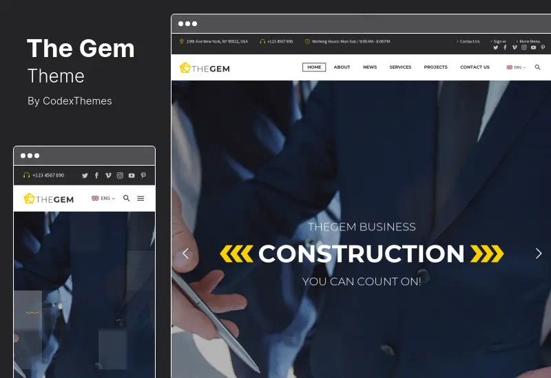 TheGem Theme - Tema WordPress creativă multifuncțională și WooCommerce