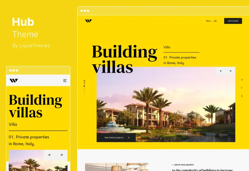 Tema Hub - Tema WordPress multifuncțională receptivă
