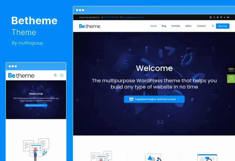 Tema Betheme - Temă multifuncțională receptivă WordPress și WooCommerce