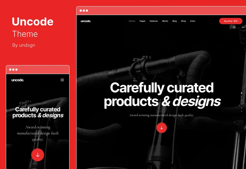 Tema Uncode - Tema WordPress Creative și WooCommerce