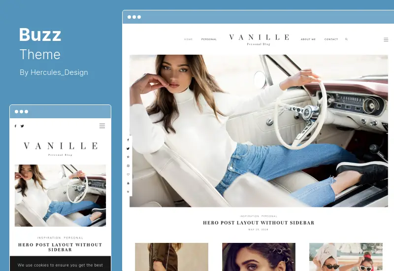 Tema Buzz - Blog stil de viață și temă WordPress pentru reviste