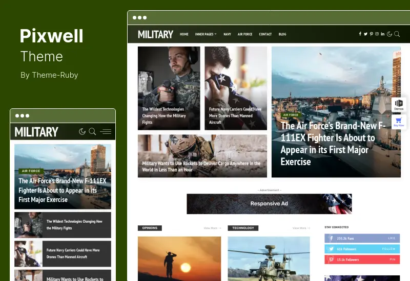 Tema Pixwell - Tema WordPress pentru revista modernă