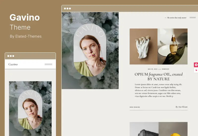 Tema Gavino - Tema WordPress pentru revista Lifestyle și Blog