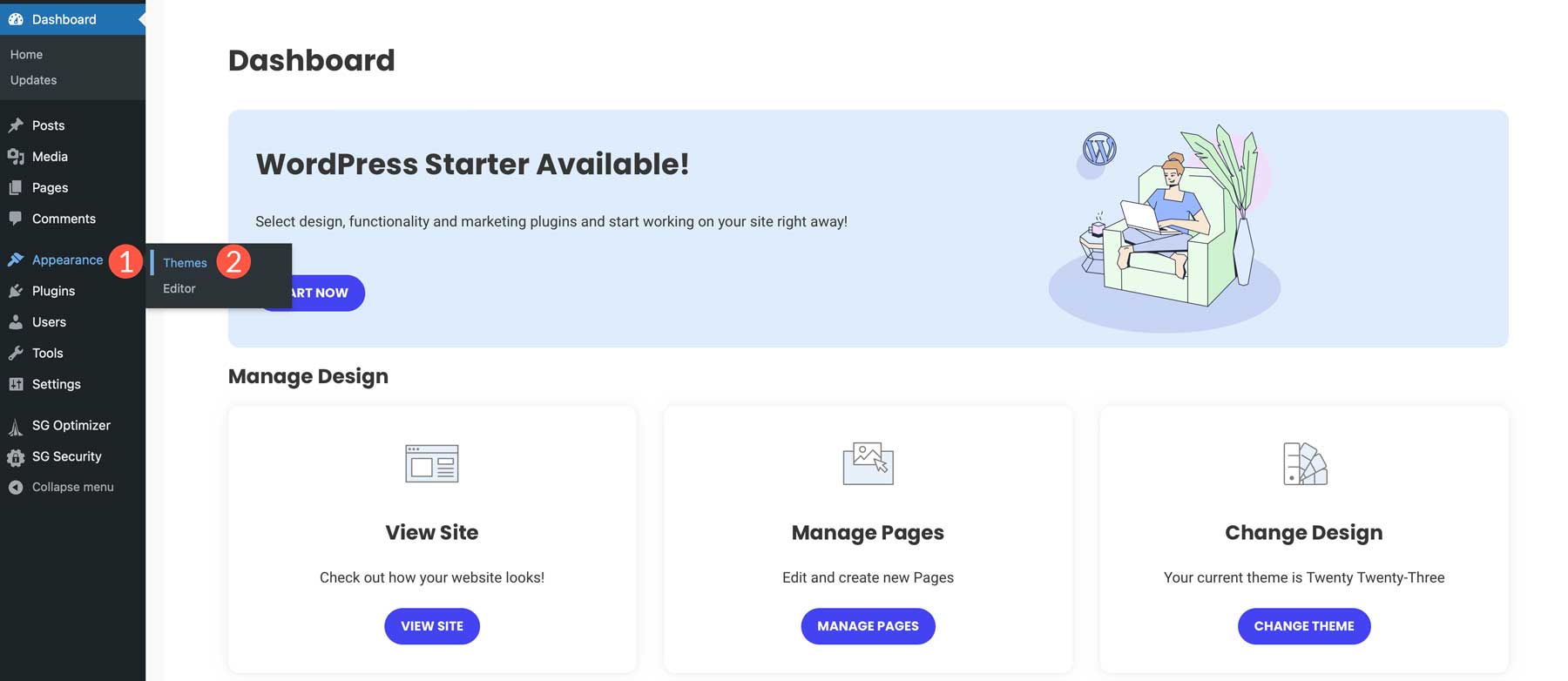 Fügen Sie ein WordPress-Theme hinzu