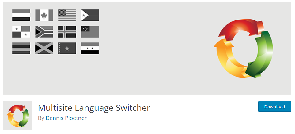 seletor de idioma multisite
