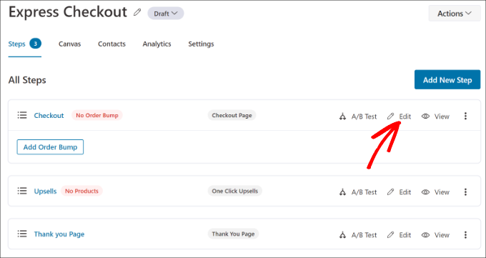 결제 페이지 편집 Edit the checkout page