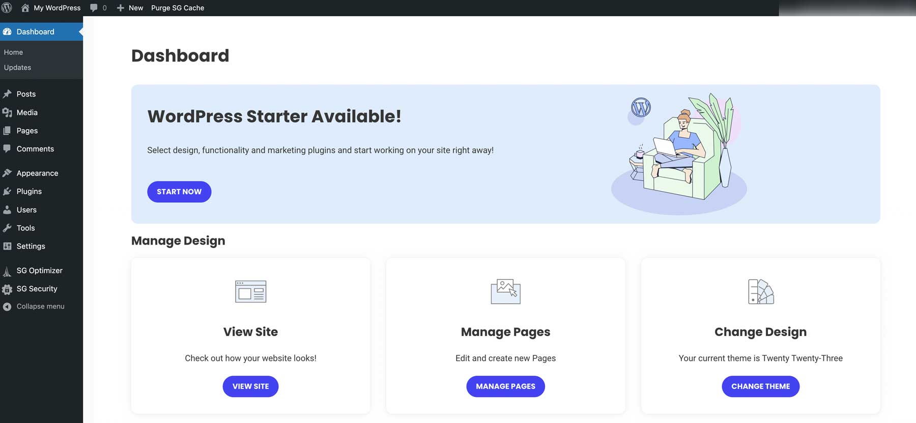 Dasbor WordPress