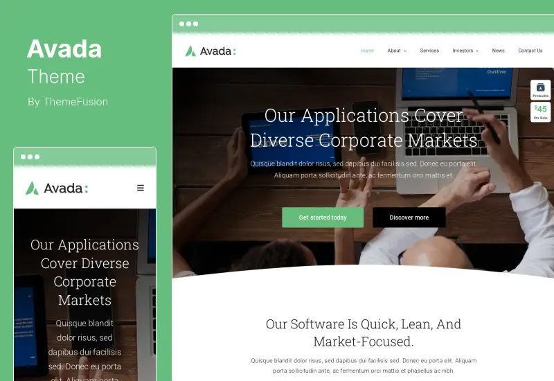 Avada Theme - Creador de sitios web para WordPress y WooCommerce Theme