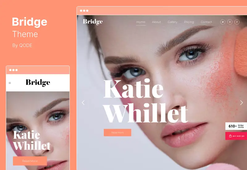 Bridge Theme - Tema creativo multipropósito de WordPress