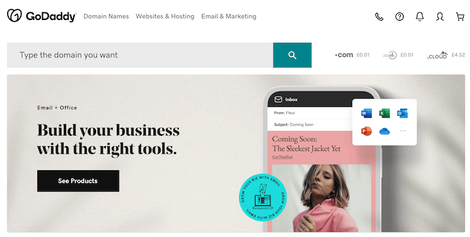Конструктор сайтов GoDaddy The GoDaddy website builder