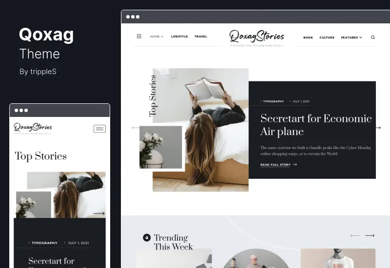 Qoxag Teması - News Magazine WordPress Teması