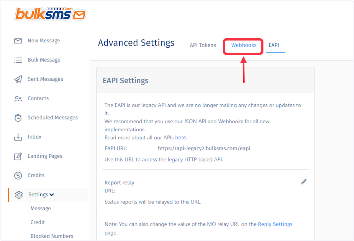 SureTrigger 및 BulkSMS Webhook