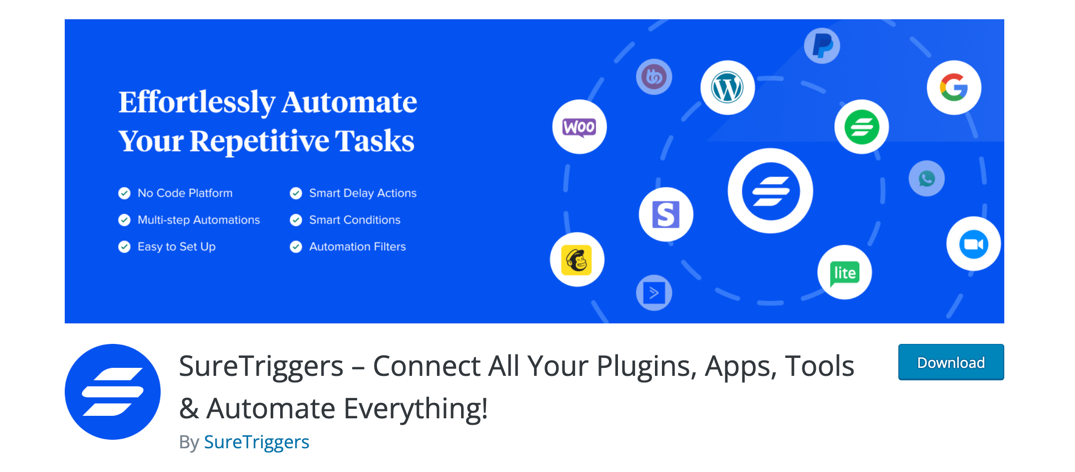 WordPress.org의 SureTriggeres