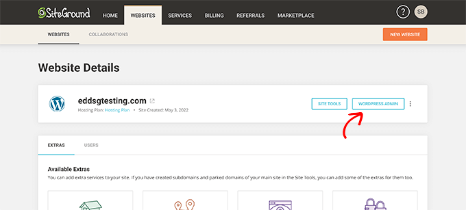 SiteGroud Zaloguj się do WordPressa SiteGroud Login to WordPress