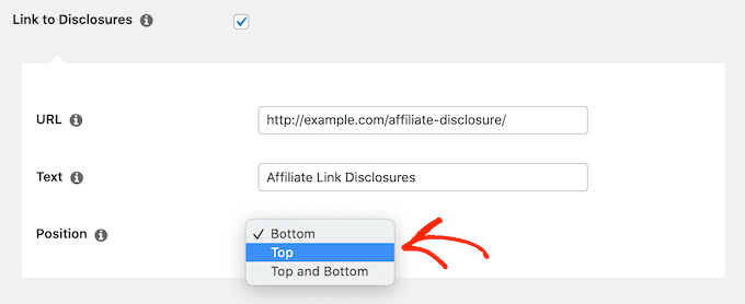 Mengubah tempat penafian afiliasi muncul di situs web WordPress Anda Changing where an affiliate disclaimer appears on your WordPress website