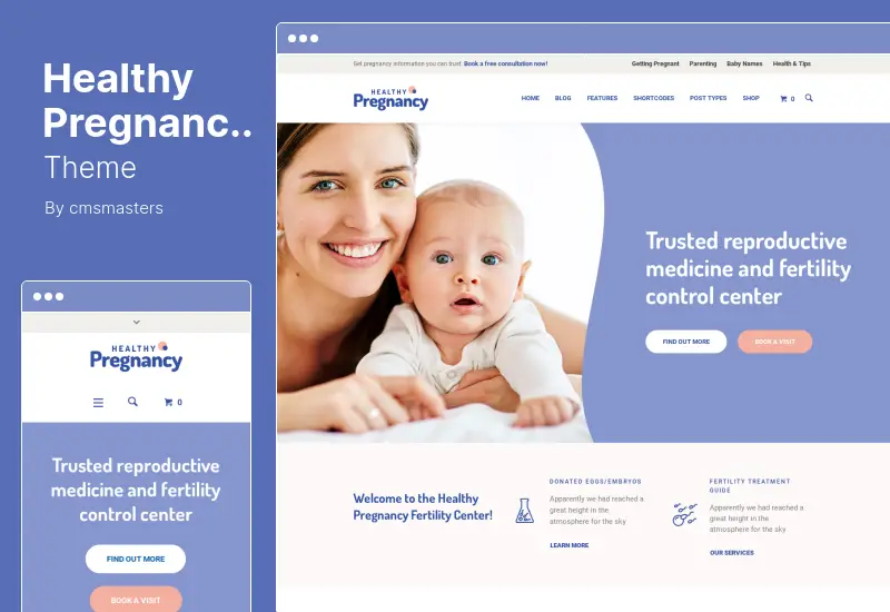 Tema Kehamilan Sehat - Tema WordPress Kesehatan & Medis