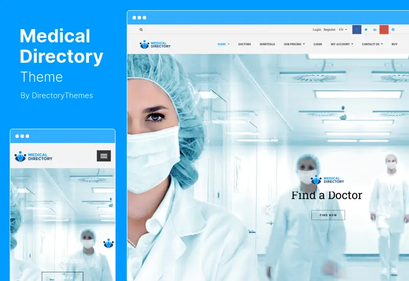 Tema Direktori Medis - Tema WordPress Daftar Rumah Sakit & Dokter