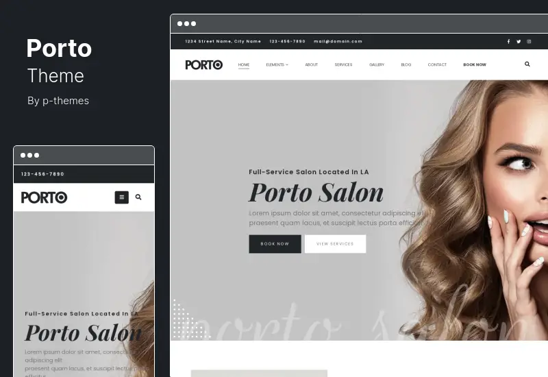 Porto 테마 - 다목적 및 WooCommerce 테마