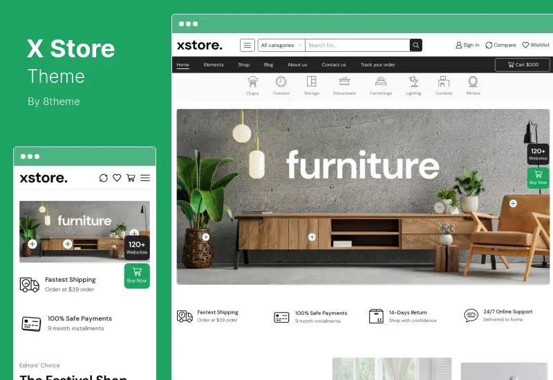 XStore 테마 - 다목적 WooCommerce 테마
