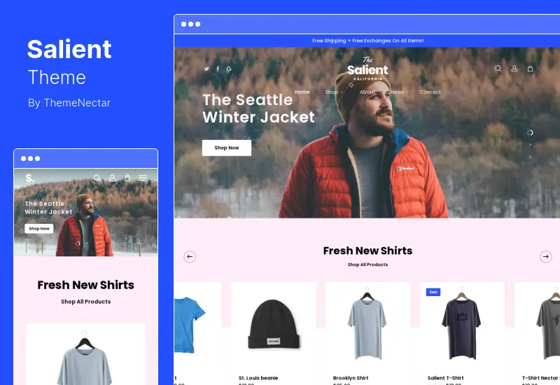 Salient Theme - 창의적인 다목적 및 WooCommerce 테마